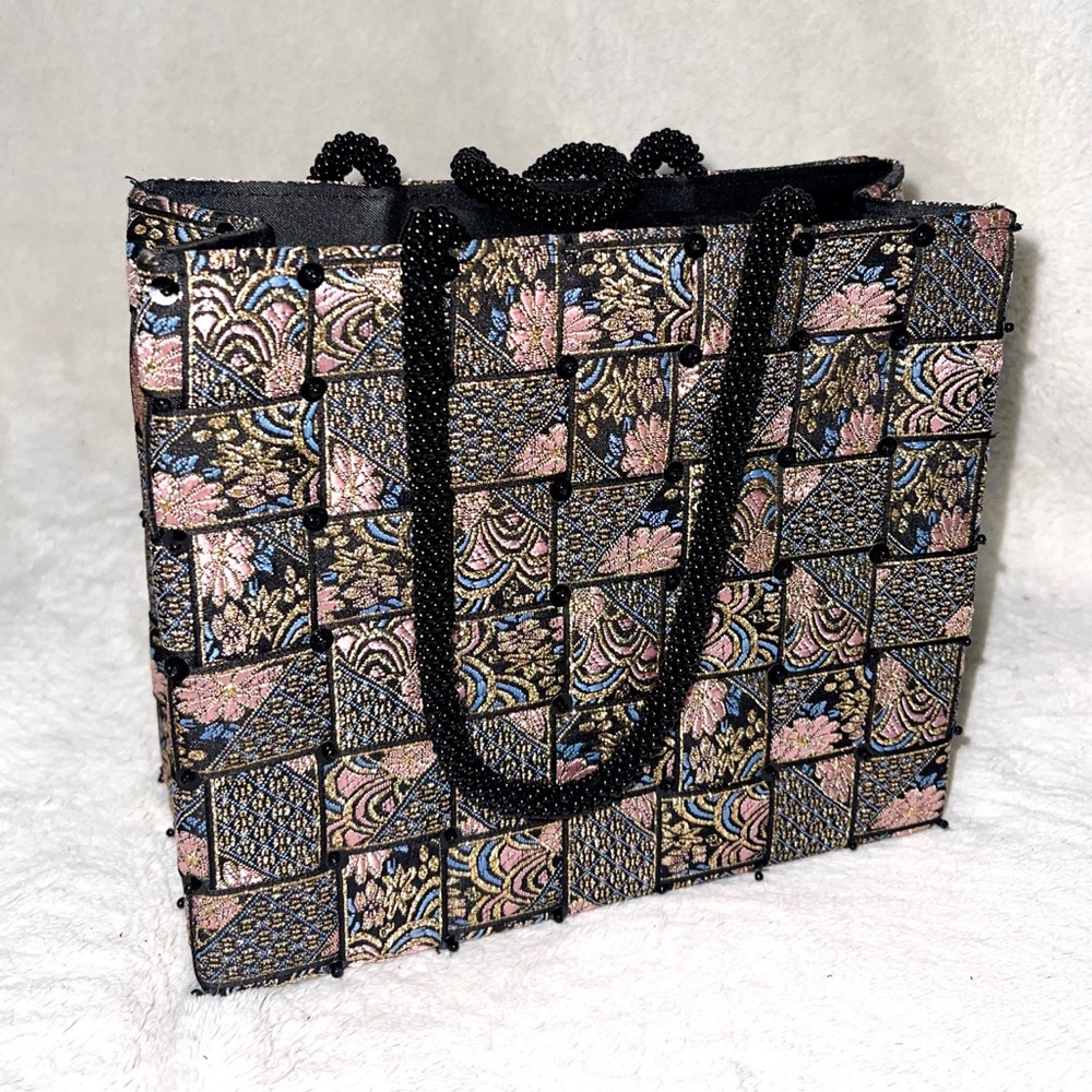 Small Vintage Multi Colored Evening Bag